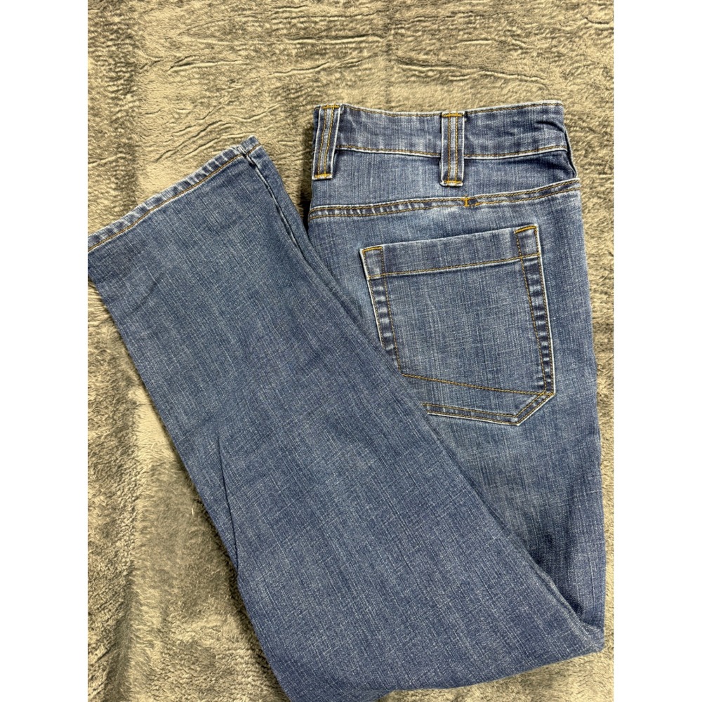 5.11 Tactical Defender-Flex Jeans Mens 35x30 Blue Slim Fit Straight Leg 74465